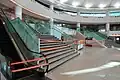 Entrance arena glass damage on 9 November 2019