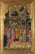 Niccolò di Buonaccorso, Marriage of the Virgin, 1380. National Gallery, London
