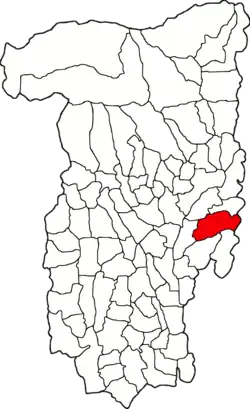 Location in Vâlcea County