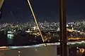 Night-time view from the Ferris wheel