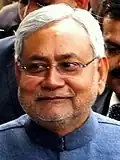 Nitish Kumar, current Chief Minister of Bihar.