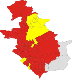 2003 results map