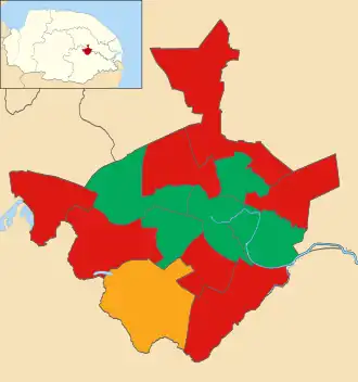 2023 results map