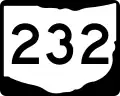 State Route 232 marker