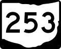 State Route 253 marker