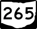 State Route 265 marker