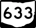 State Route 633 marker