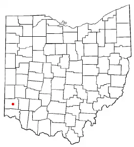 Location of New Miami, Ohio