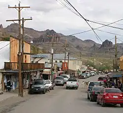 CR&nbsp;10 through downtown Oatman