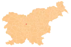 The location of the Municipality of Trzin