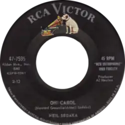Side-A label by RCA Record