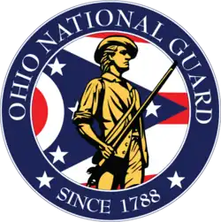 The emblem of the Ohio National Guard