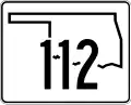 State Highway 112 marker
