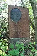 Olaf Karro's grave at Hiiu-Rahu Cemetery