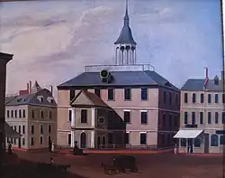 Old Brick Church, Washington St., built 1713