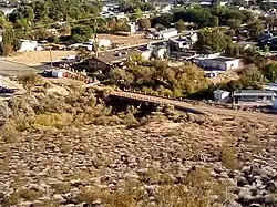A bridge that was part of Old Highway 91 in Middleton, November 2022