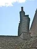 Old Swan, Rhayader Leaning chimney stacks.