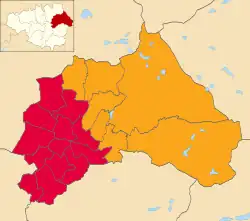2010 results map