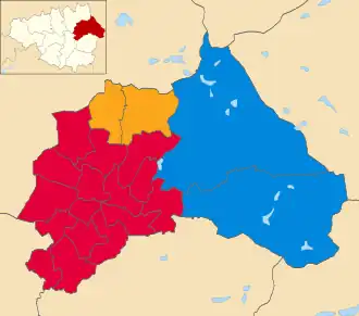 2018 results map