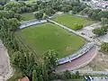 An association football pitch of the Olimpia Sports Club
