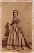 Olive Oatman, carte de visite, Rochester, NY  1863