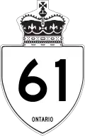 Thunder Bay Expressway marker