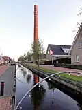 Chimney of the former dairy factory