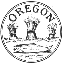 Salmon Seal of the Provisional Government of Oregon Country