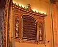 One of the two organ chambers for the Riviera's Mighty Wurlitzer.