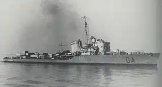 Italian Poeti-class destroyer Alfredo Oriani