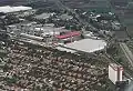Aerial photograph of the glass factory