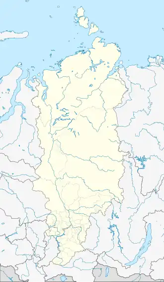 Irsha is located in Krasnoyarsk Krai