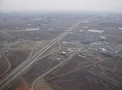 A large shopping center along US 35 on Octa's northern edge