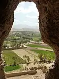 Overview of area in Bamyan, from Buddha statues