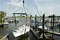 Removing a yacht from the marina