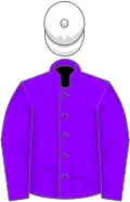 Violet, white cap