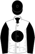 White, black disc, sleeves and cap