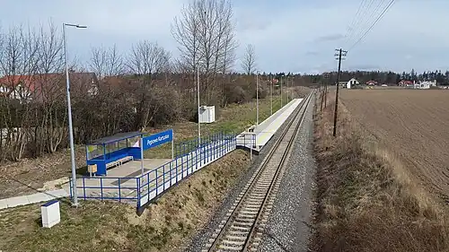 Railway station in Pępowo