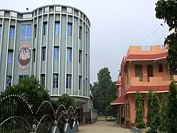 The new wing constructed in 2009 along with the residence quarters