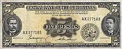 5 pesos