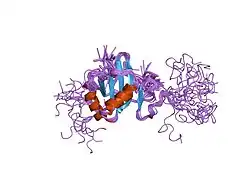 2adb: Solution structure of Polypyrimidine Tract Binding protein RBD2 complexed with CUCUCU RNA