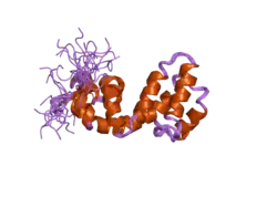 2dlv: Solution structure of the RGS domain of human regulator of G-protein signaling 18
