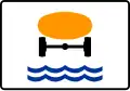 T-23j "plate indicating vehicles with goods liable to pollute water"