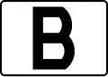 T-31 "plate indicating tunnel category" (ADR)