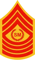 Senior master sergeant insignia Philippine Marine Corps