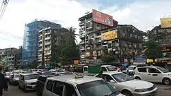 U Chit Maung Road near Shwegonedaing Junction, 2015