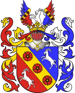 Episcopal coat of arms of Stanisław Szembek,