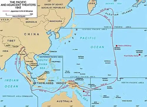 A map of the Asia-Pacific region
