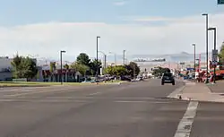 View of Lake Powell Boulevard in Page