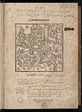 Page from Brevarium Sarum, donated to the library by Clement Litill.